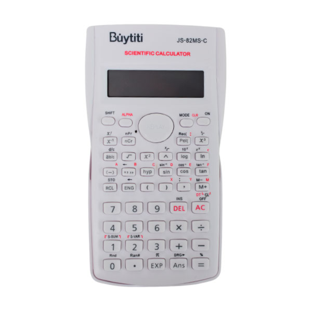 Calculadora Científica de 12 Dígitos con Funda JS-82MS-C