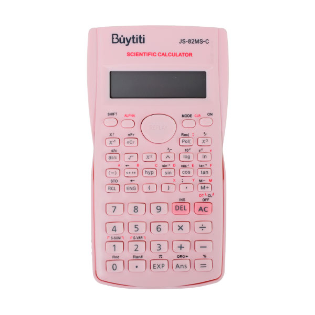 Calculadora Científica de 12 Dígitos con Funda JS-82MS-C