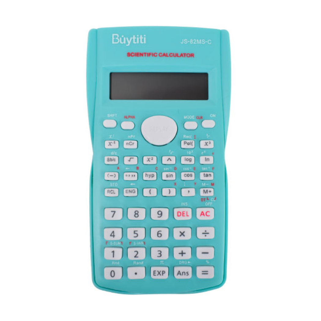Calculadora Científica de 12 Dígitos con Funda JS-82MS-C