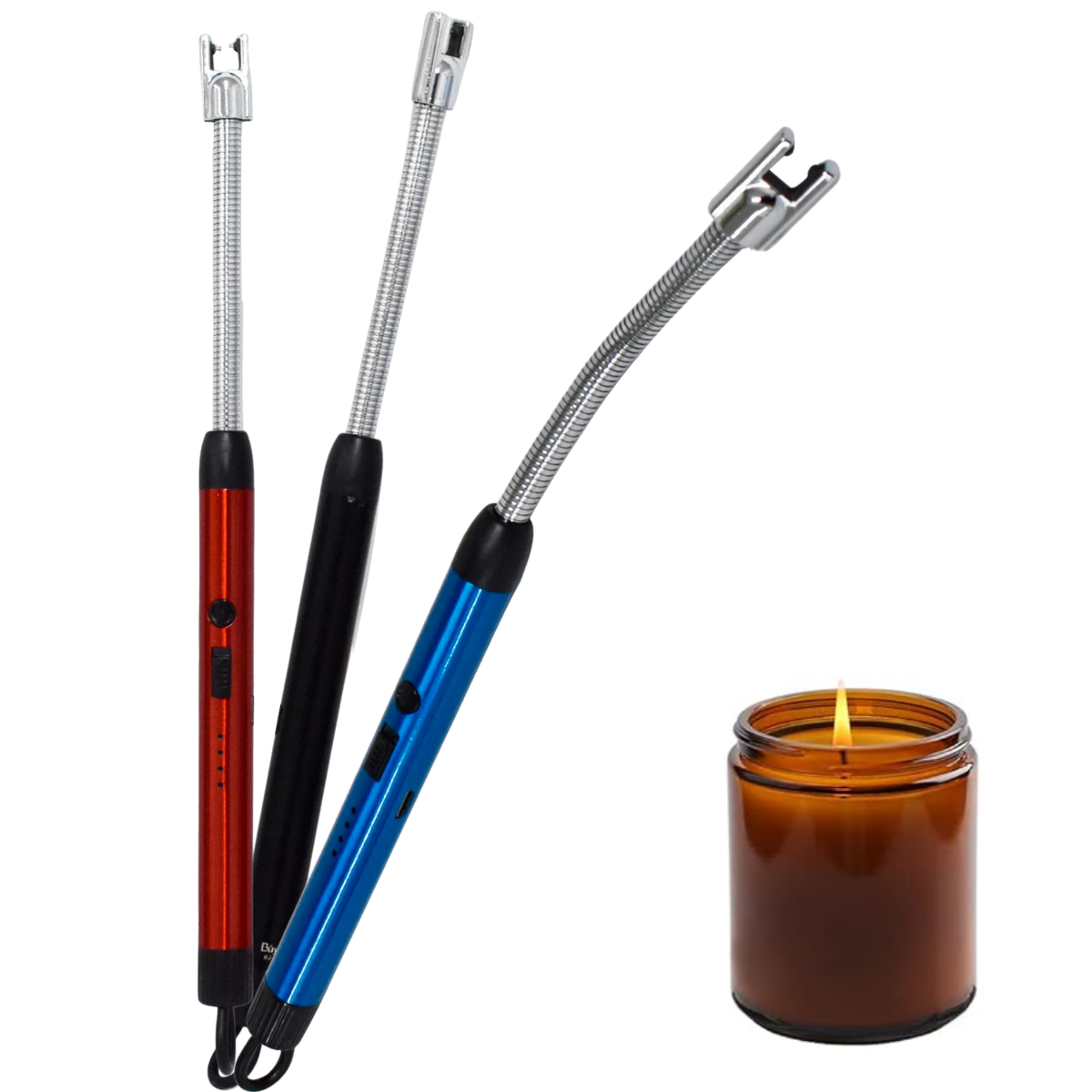 Encendedor Eléctrico Recargable USB Manguera de Rotación 360°