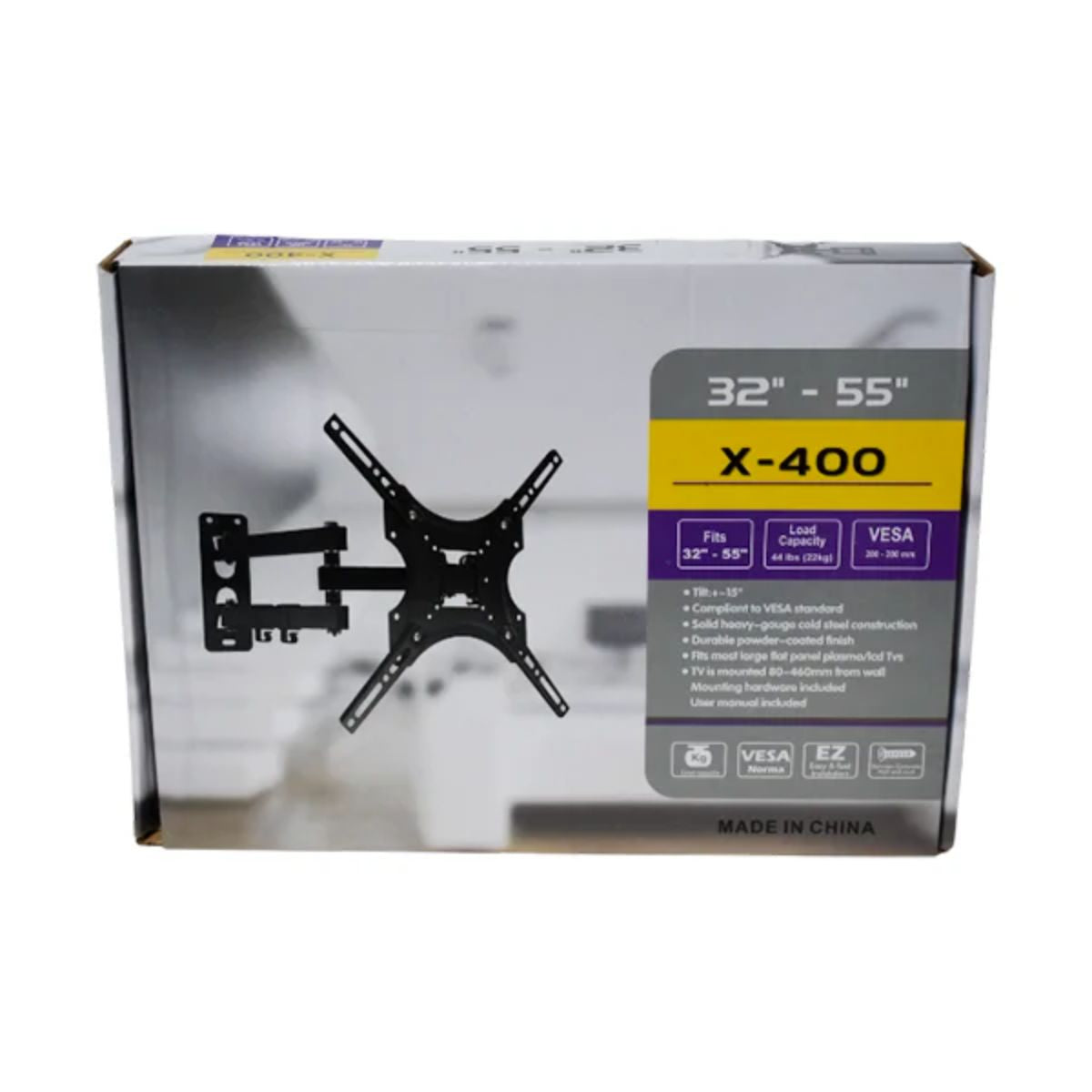 Soporte de pantalla 32 - 55 con inclinación  DSJ1002