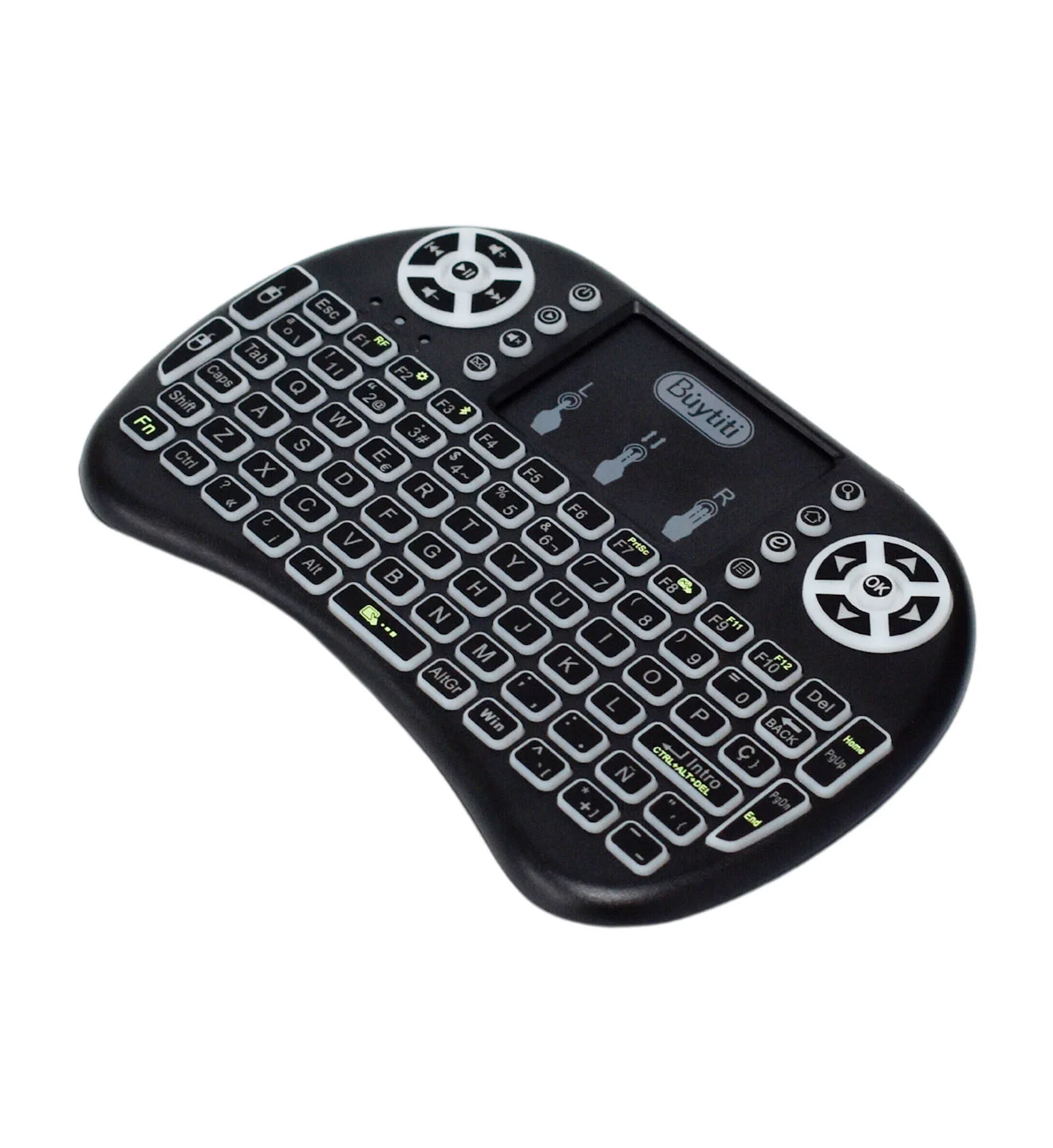 Teclado Mini inalambrico touch pad en español WB 8020